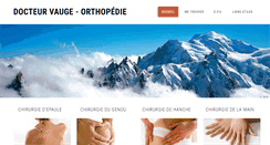 Desktop Screenshot of drvaugeorthopedie.com